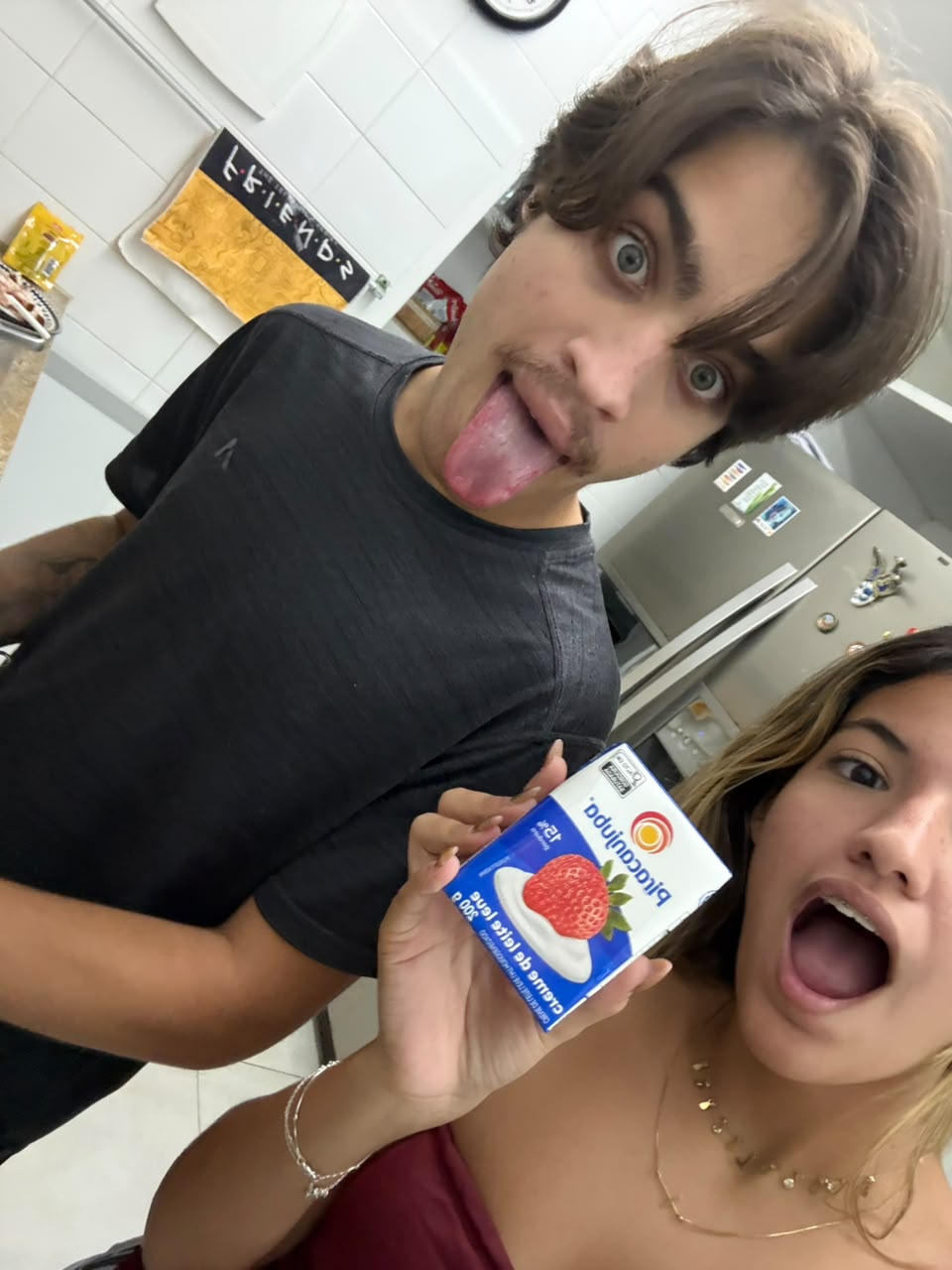 Eu aceito nosso molho ter creme de leite